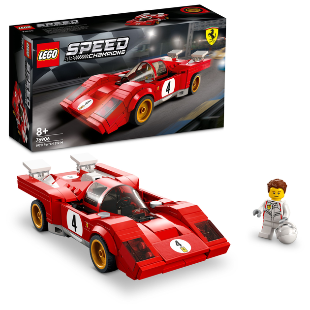 Конструктор LEGO Speed Champions 1970 Ferrari 512 M 291 деталь (76906) - зображення 2