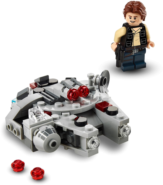 Zestaw klocków LEGO Star Wars Mikromyśliwiec Sokół Millennium 101 element (75295) - obraz 7