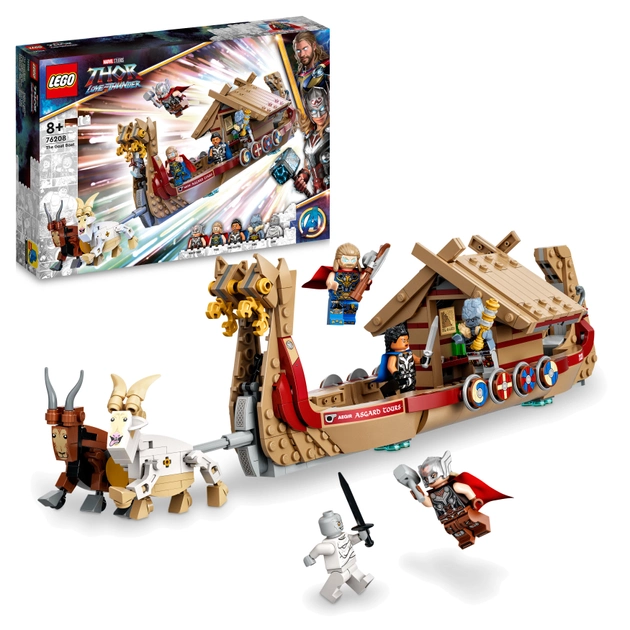 Zestaw klocków LEGO Super Heroes Kozia łódź 564 elementy (76208) - obraz 2