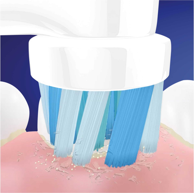 Насадки для електричної зубної щітки Oral-B Kids 4 шт (EB10 4 refill Frozen II) - зображення 3