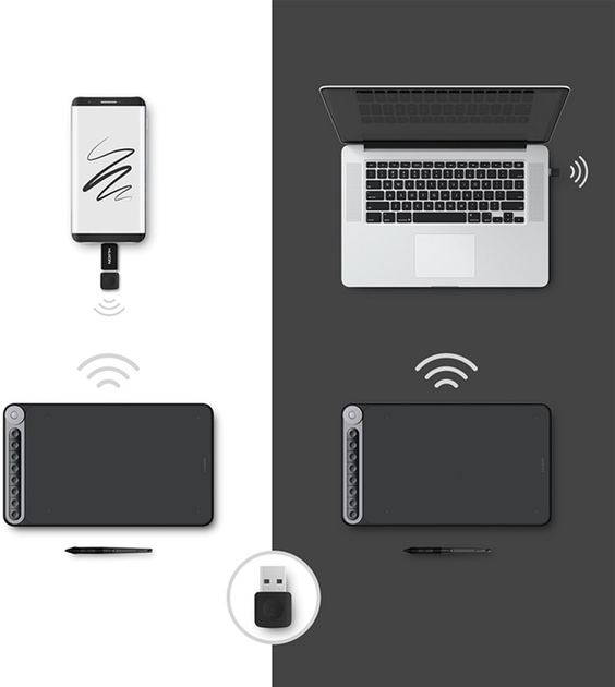 Tablet graficzny Huion Inspiroy Dial Q620M - obraz 8