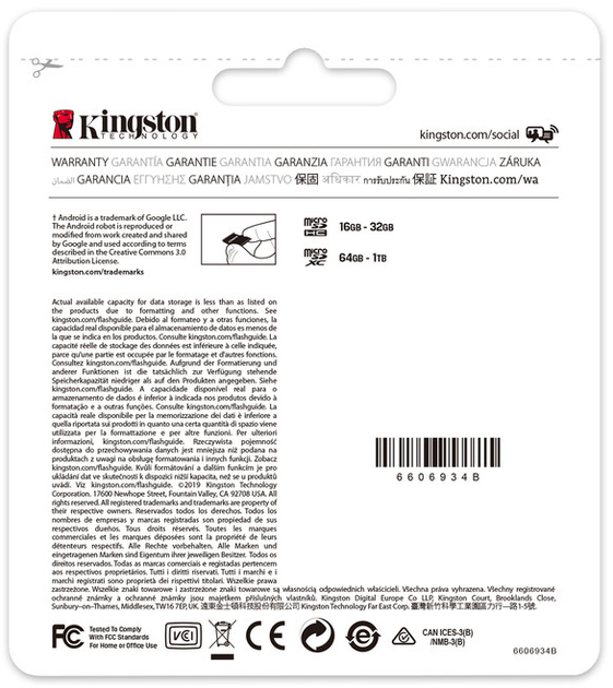 Kingston microSDXC 128 GB Canvas Select Plus Class 10 UHS-I U1 V10 A1 + adapter SD (SDCS2/128 GB) - obraz 4