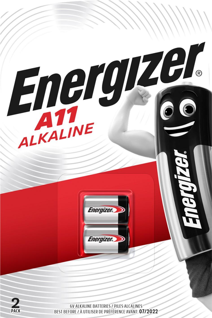 Батарейки Energizer A11/E11A Alkaline 2 шт. (E301536100) - зображення 1