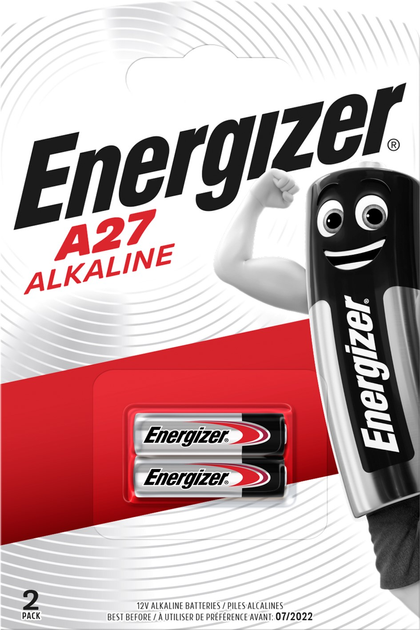 Батарейки Energizer A27 ZM Alkaline 2 шт. (E301536400) - зображення 1