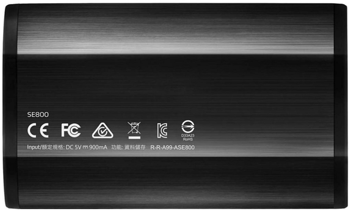 ADATA SE800 1TB 2.5" USB 3.2 Type-C Czarny (ASE800-1TU32G2-CBK) Zewnętrzny - obraz 4