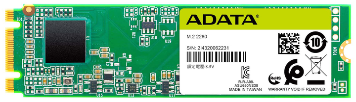 ADATA SU650 480GB M.2 SATA III 3D TLC (ASU650NS38-480GT-C) - obraz 1