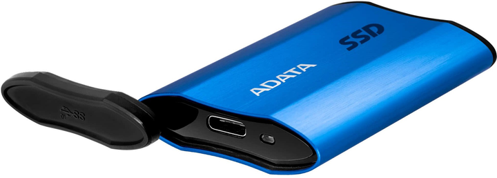 ADATA SE800 1 TB 2,5" USB 3.2 Type-C Niebieski (ASE800-1TU32G2-CBL) Zewnętrzny - obraz 4
