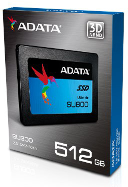 Dysk SSD ADATA Ultimate SU800 512GB 2.5" SATA III 3D 3D V-NAND TLC (ASU800SS-512GT-C) - obraz 5