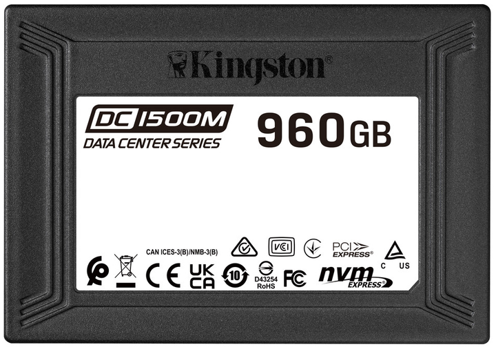 Dysk SSD Kingston DC1500M 960GB U.2 PCIe 3.0 x4 3D NAND (TLC) (SEDC1500M/960G) - obraz 1