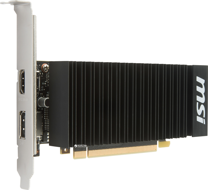 MSI PCI-Ex GeForce GT 1030 Low Profile OC 2GB DDR4 (64bit) (1189/2100) (HDMI, DisplayPort) (GT 1030 2GHD4 LP OC) - obraz 2