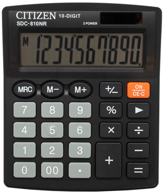 Калькулятор електронний Citizen SDC-810NR 10-розрядний (SDC-810NR) - зображення 2