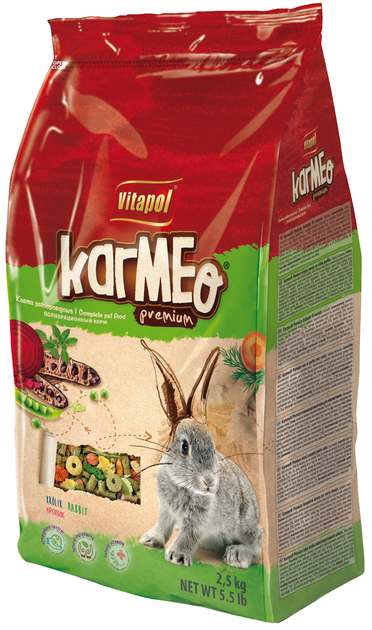 Karma dla królików VITAPOL Karmeo Premium 2.5kg (5904479012685) - obraz 1