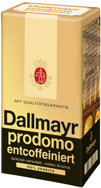 Kawa mielona Dallmayr Prodomo Palona bez kofeiny 500 g (4008167113713) - obraz 2