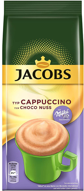 Кавовий напій Jacobs Milka Cappuccino Choco Nuss 500 г (8711000524619) - зображення 1