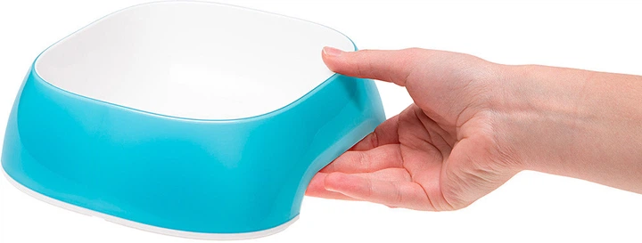 Пластикова миска для собак і кішок Ferplast Glam Large 1200 мл Синя (8010690149073) - зображення 4