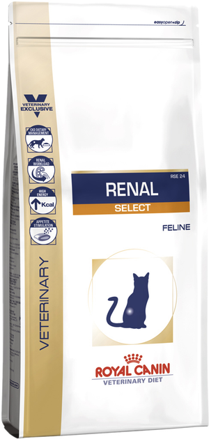 Sucha karma dla dorosłych kotów Royal Canin Renal Select Feline 4 kg (3182550842211) - obraz 1