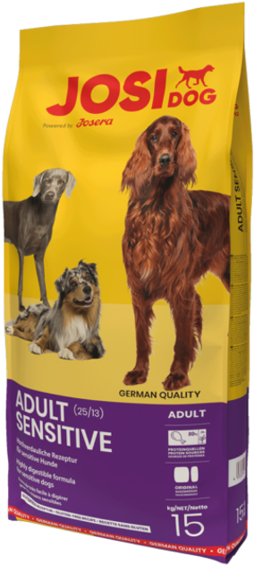 Sucha karma dla psa JosiDog ADULT SENSETIVE 15 kg (4032254770718) - obraz 1