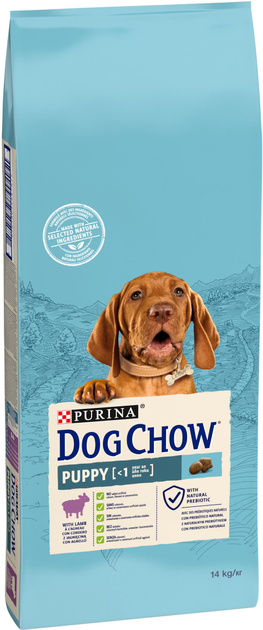 Sucha karma dla szczeniąt Dog Chow Puppy z jagnięciną 14 kg (7613034487872) - obraz 2