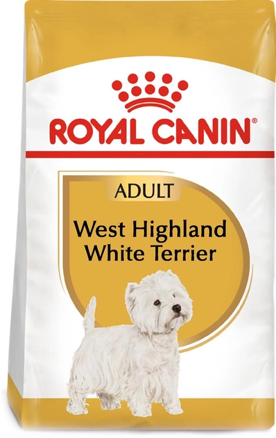Сухий повнораційний корм для дорослих та старіючих собак породи Вест-хайленд-уайт-тер'єр Royal Canin West Highland White Terrier Adult віком 10 місяців та старше 3 кг (3182550811774) (3981030) - зображення 2
