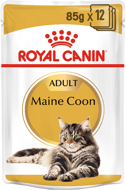 Упаковка вологого корму для дорослих кішок ROYAL CANIN Maine Coon 12 x 85 г (9003579001202) - зображення 3