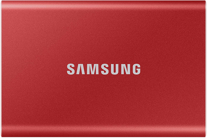 Samsung Portable SSD T7 2TB USB 3.2 Type-C (MU-PC2T0R/WW) External Red - зображення 1