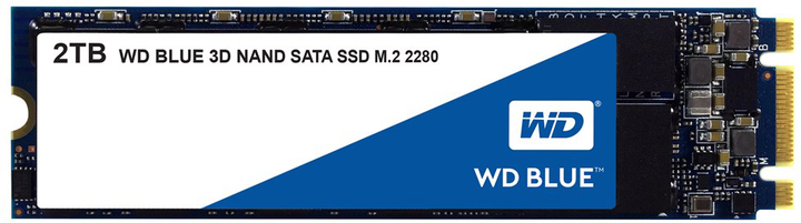 Western Digital Blue SSD 2TB M.2 2280 SATAIII 3D NAND (WDS200T2B0B) - зображення 1