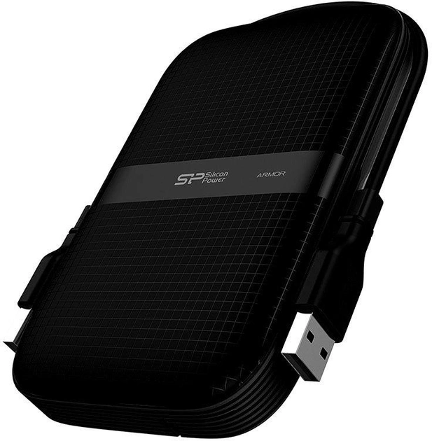 Жорсткий диск Silicon Power Armor A60 2 TB SP020TBPHDA60S3A 2.5 USB 3.2 External Black - зображення 2