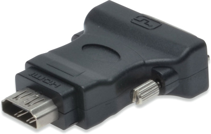 Адаптер Digitus Assmann DVI-I to HDMI Black (AK-320500-000-S) - зображення 1