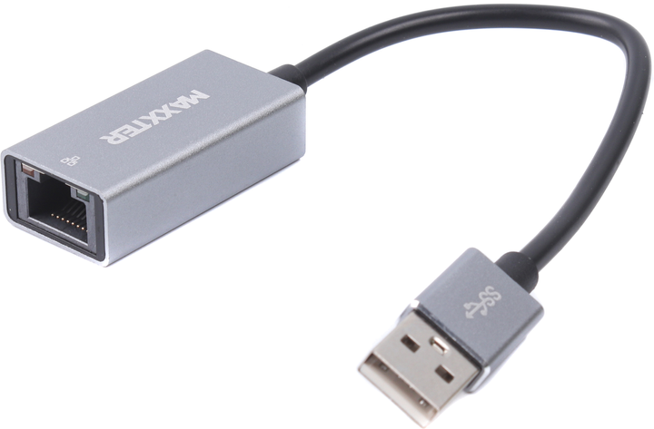 Adapter Maxxter USB 2.0 - RJ-45 NEA-U2-01 - obraz 1