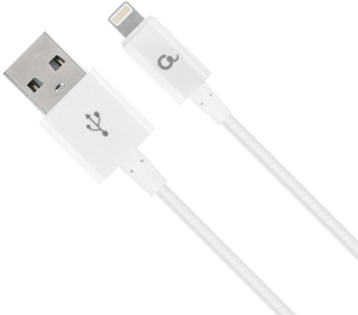 Cablexpert USB - Apple Lightning 1 m Biały (CC-USB2P-AMLM-1M-W) - obraz 1