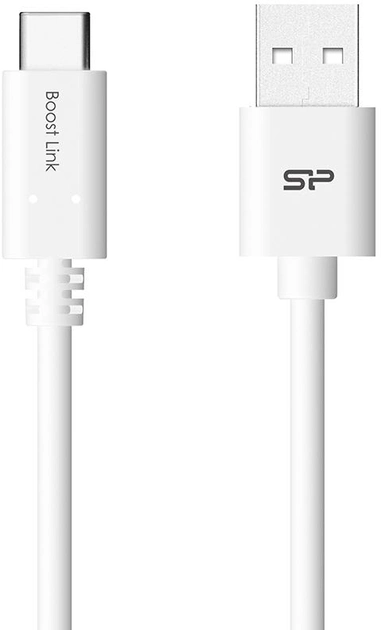 Кабель Silicon Power LK10AC USB Type A — Type C 1 м White (SP1M0ASYLK10AC1W) - зображення 1
