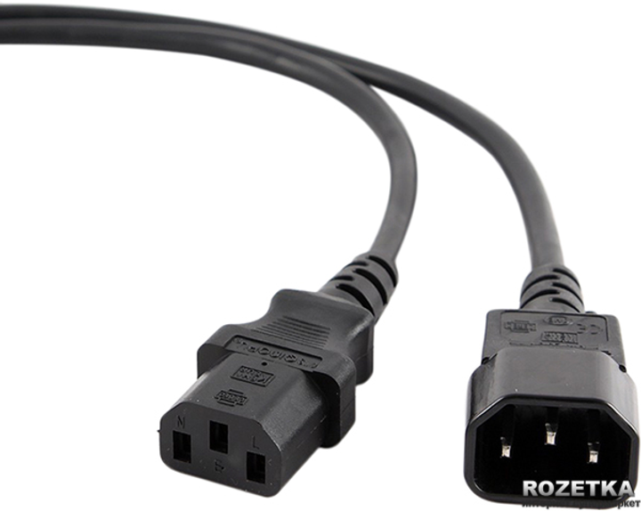 Kabel zasilający Cablexpert C13-C14 1,8 m (PC-189) - obraz 1