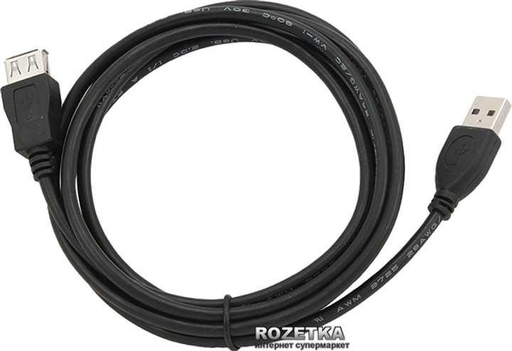 Kabel przedłużający Cablexpert USB 2.0 AM - AF 1,8 m (CCP-USB2-AMAF-6) - obraz 2
