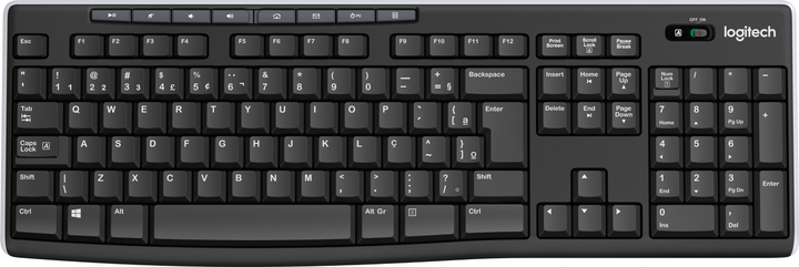 Klawiatura bezprzewodowa Logitech K270 (920-003738) - obraz 1