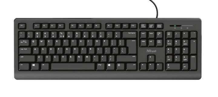 Клавіатура дротова Trust Primo Keyboard USB (TR24147) - зображення 1