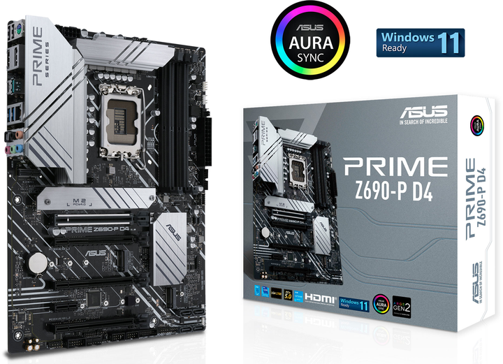 Płyta główna Asus PRIME Z690-P D4 (s1700, Intel Z690, PCI-Ex16) - obraz 2