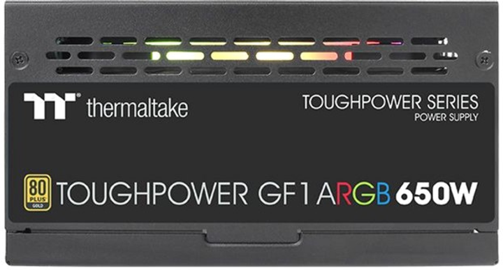 Блок живлення Thermaltake Toughpower GF1 ARGB 650W Gold (PS-TPD-0650F3FAGE-1) - зображення 3