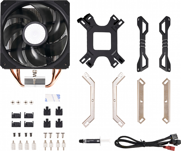 Chłodzenie CPU Chłodzenie CPU Master Hyper 212 EVO V2 Z LGA1700 (Nowe Opakowanie) (RR-2V2E-18PK-R2) - obraz 6