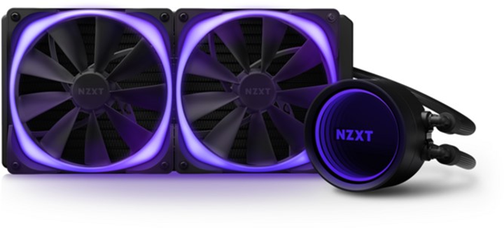 Chłodzenie wodne NZXT Kraken X63 RGB - 280 mm AIO Liquid Cooler with Aer RGB and RGB LED (RL-KRX63-R1) - obraz 2