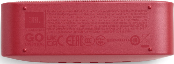 Głośnik przenośny JBL Go Essential Red (JBLGOESRED) - obraz 9