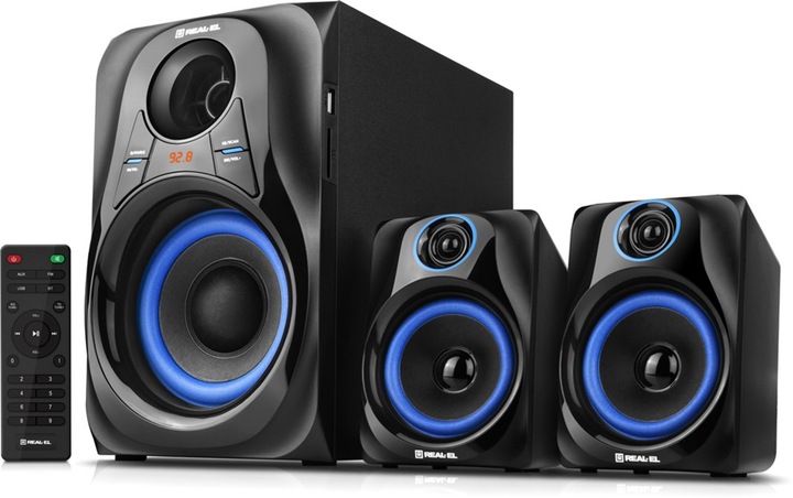 Акустична система Real-El M-380 Black (EL121300008) - зображення 3