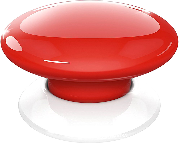 Inteligentny przycisk FIBARO The Button Z-Wave Czerwony (FGPB-101-3_ZW5) - obraz 1