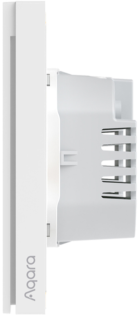 Inteligentny włącznik Aqara Smart Wall Switch H1 (with neutral, double rocker) (6970504214804) - obraz 2