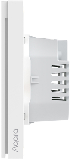 Inteligentny włącznik Aqara Smart Wall Switch H1 (with neutral, double rocker) (6970504214804) - obraz 2