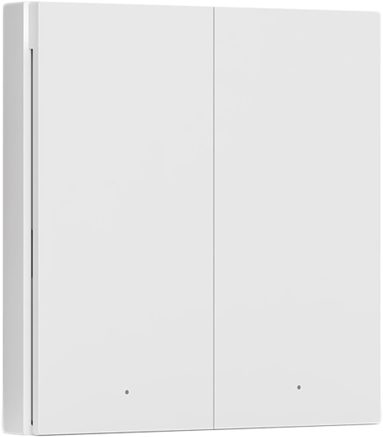 Inteligentny włącznik Aqara Smart Wall Switch H1 (with neutral, double rocker) (6970504214804) - obraz 5