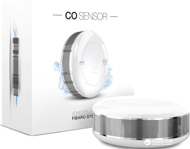 Розумний датчик чадного газу FIBARO CO Sensor Z-Wave Білий (FGCD-001) - зображення 2