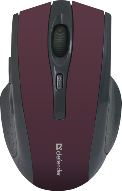 Миша Defender Accura MM-665 Wireless Red (52668) - зображення 1