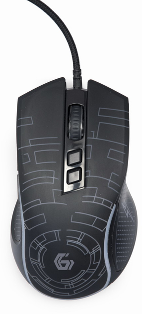 Миша Gembird MUSG-RGB-01 USB Black - зображення 4