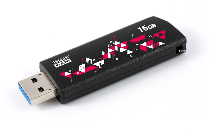 Pendrive Goodram UCL3 16GB USB 3.0 Black (UCL3-0160K0R11) - obraz 3