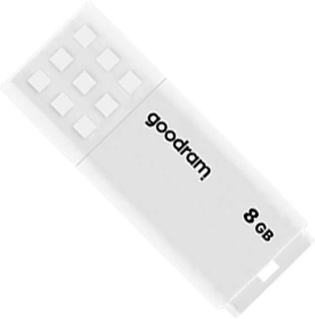 Pendrive Goodram UME2 8GB USB 2.0 White (UME2-0080W0R11) - obraz 1